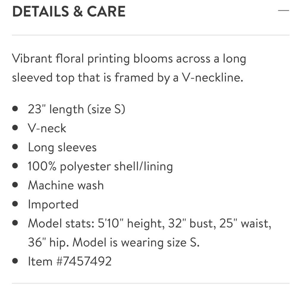 1. State Light Pink & Blue Purple Floral Top - Picture 2 of 9